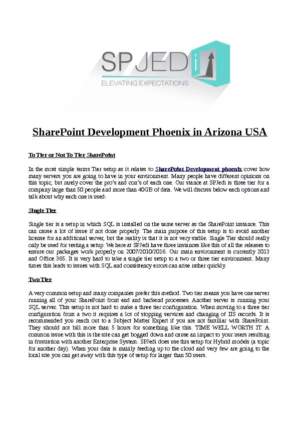 SharePoint Template in Arizona USA