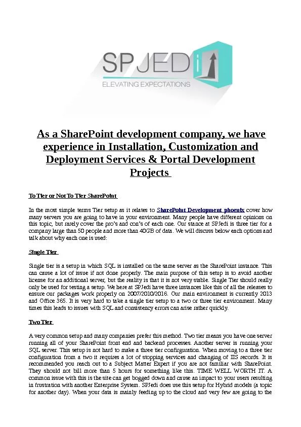 SharePoint Template in Arizona USA