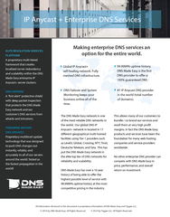 IP Anycast  Enterprise DNS Services Making enterprise