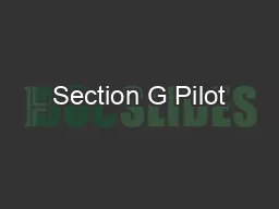 Section G Pilot’s Licence (Microlight) 1. Requirements for the Is