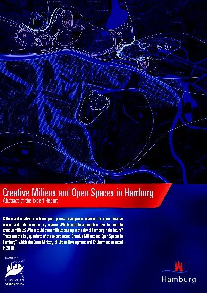 Creative Milieus and Open Spaces in Hamburg