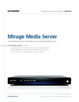 Mirage Media Server