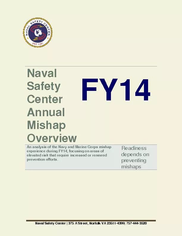Naval Safety Center | 375 A Street, Norfolk VA 235114399| 757444