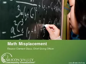 Math Misplacement