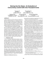 Staring into the Abyss An Evaluation of Concurrency Co
