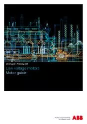 Low voltage motorsMotor guide