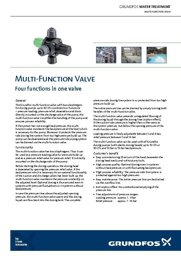 M-F VFour functions in one valve