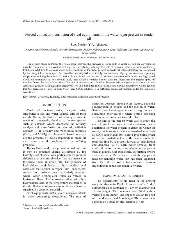 Bulgarian Chemical Communications, Volume 43, Number 3 (pp. 401 - 405)