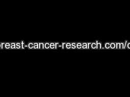 Available onlinehttp://breast-cancer-research.com/content/6/4/R423R423