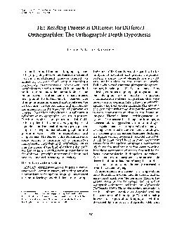 andFrostScheerer,E.(1986).Orthographyandlexicalaccess.InG.Augst(Ed.),N