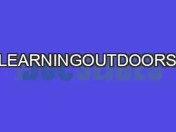 LEARNINGOUTDOORS