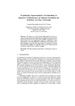 ExploitingOpportunisticOverhearingtoImprovePerformanceofMutualExclusio