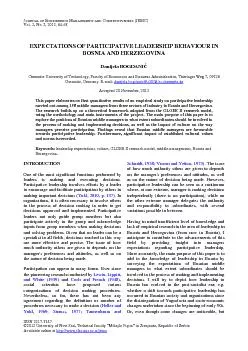 OURNAL OF NGINEERING ANAGEMENT AND OMPETITIVENESS (JEMC) Vol. 2, No. 2