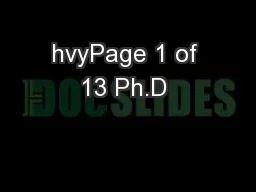 PDF-hvyPage 1 of 13 Ph.D