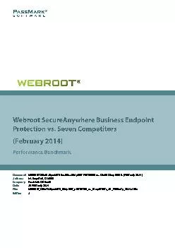 Webroot SecureAnywhere