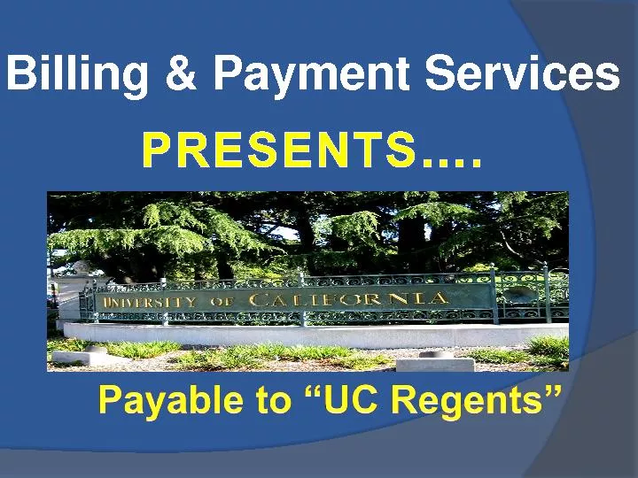 Billing & Payment Services