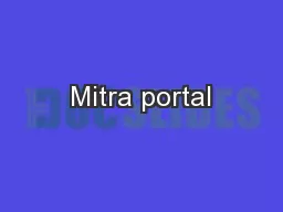 Mitra portal