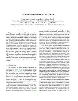 Persistence-basedStructuralRecognitionChunyuanLi1;3,MaksOvsjanikov2,Fr