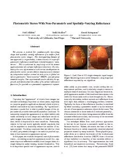 PhotometricStereoWithNon-ParametricandSpatially-VaryingReectanceNeilA