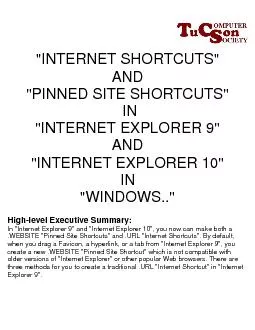 INTERNET SHORTCUTS