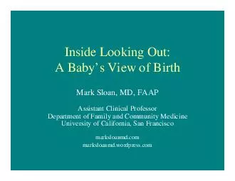 Mark Sloan, MD, FAAPAssistant Clinical ProfessorDepartment of Family a