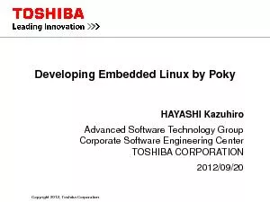 Copyright 2012, Toshiba Corporation.