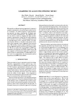 LEARNINGTOALIGNPOLYPHONICMUSICShaiShalev-ShwartzJosephKeshetYoramSinge