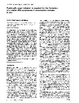 TheEMBOJournalvol.7no.12pp.3785-3792,1988Positionallyexactinitiationis