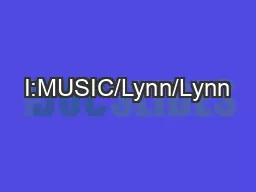 I:MUSIC/Lynn/Lynn