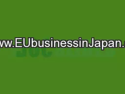 www.EUbusinessinJapan.eu
