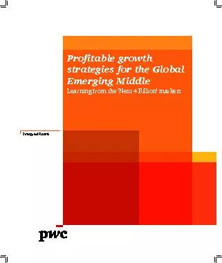 Profitable growth
