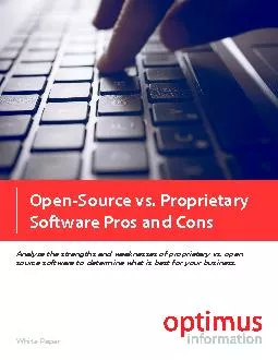 Open-Source vs. Proprietary