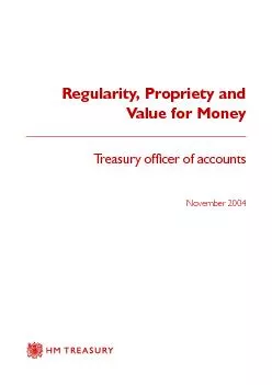 Regularity, Propriety and Value for Mone