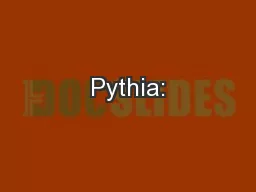Pythia: