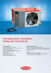 Coolingwater recoolers Chilly  Standard equipment Cool