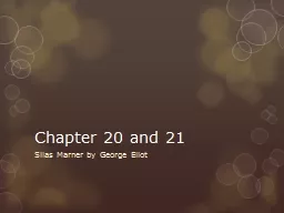 Chapter 20 and 21