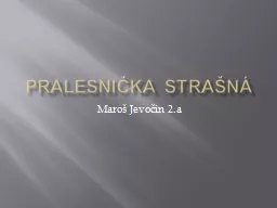 Pralesnička