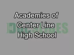 Academies of Center Line High School