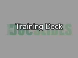 Training Deck