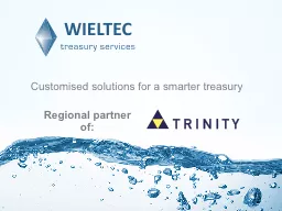 Customised solutions for a smarter treasury