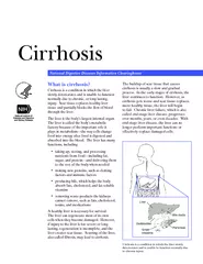 Cirrhosis National Digestive Diseases Information Clea