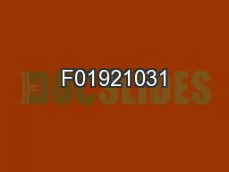 F01921031