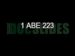 1 ABE 223
