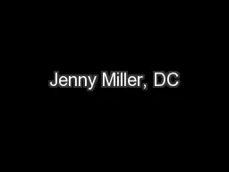 Jenny Miller, DC