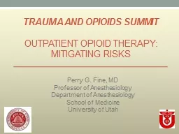 Trauma and Opioids Summit