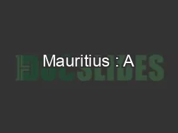 Mauritius : A