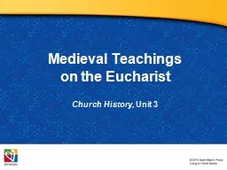 Medieval Teachings