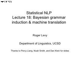 Statistical NLP