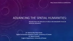 Advancing the spatial humanities: