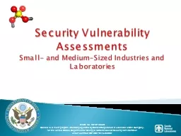 Security Vulnerability Assessments